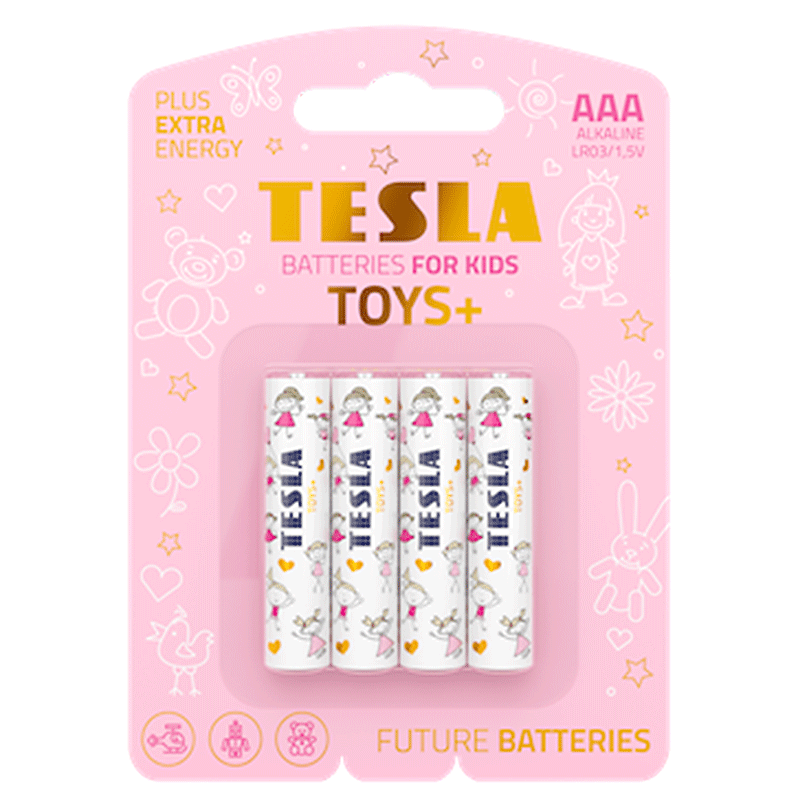 BATERIA TESLA AAA TOYS+ GIRL [4 SZT.]