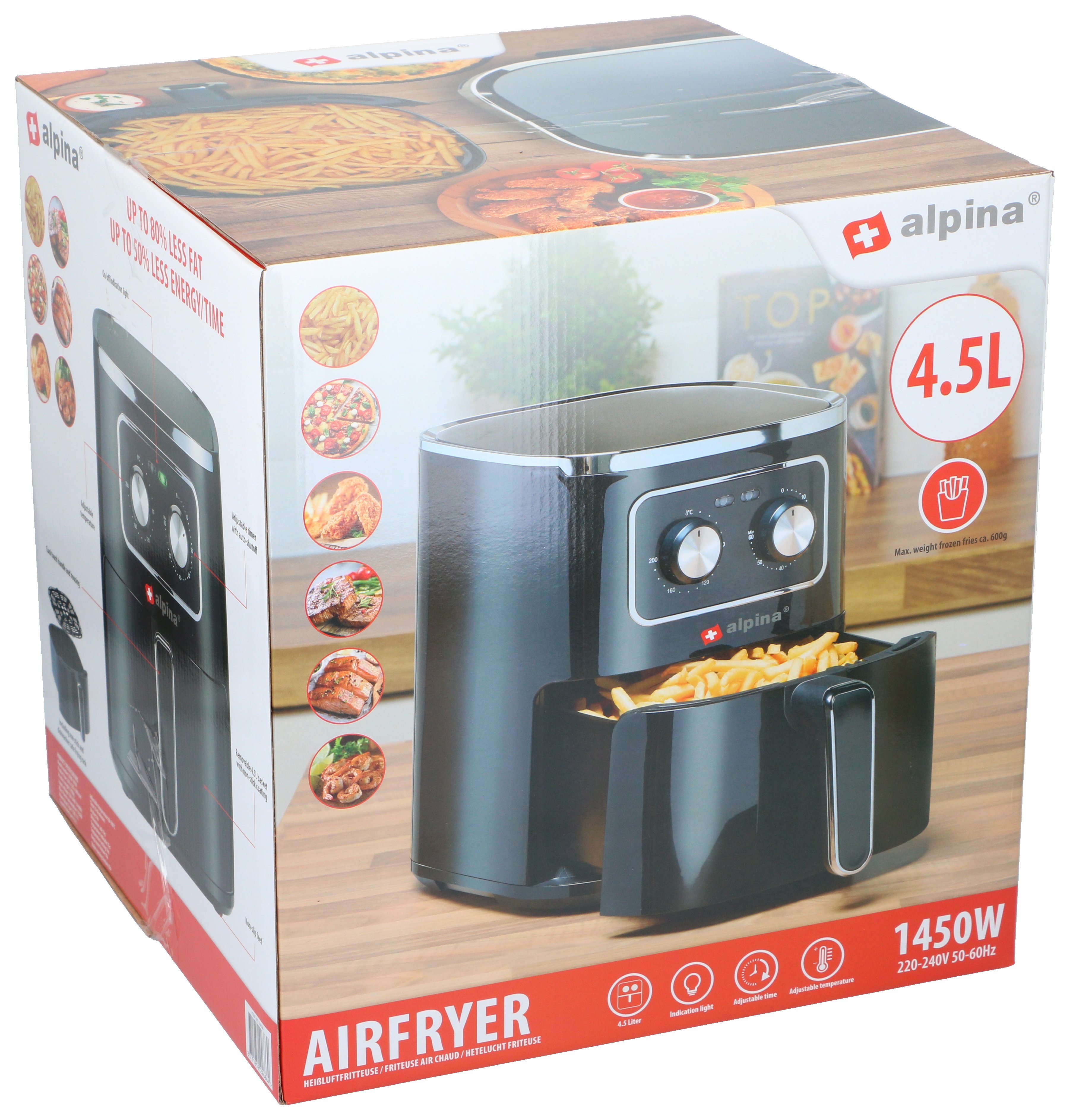 Kosz 4.5L ALPINA Air Fryer