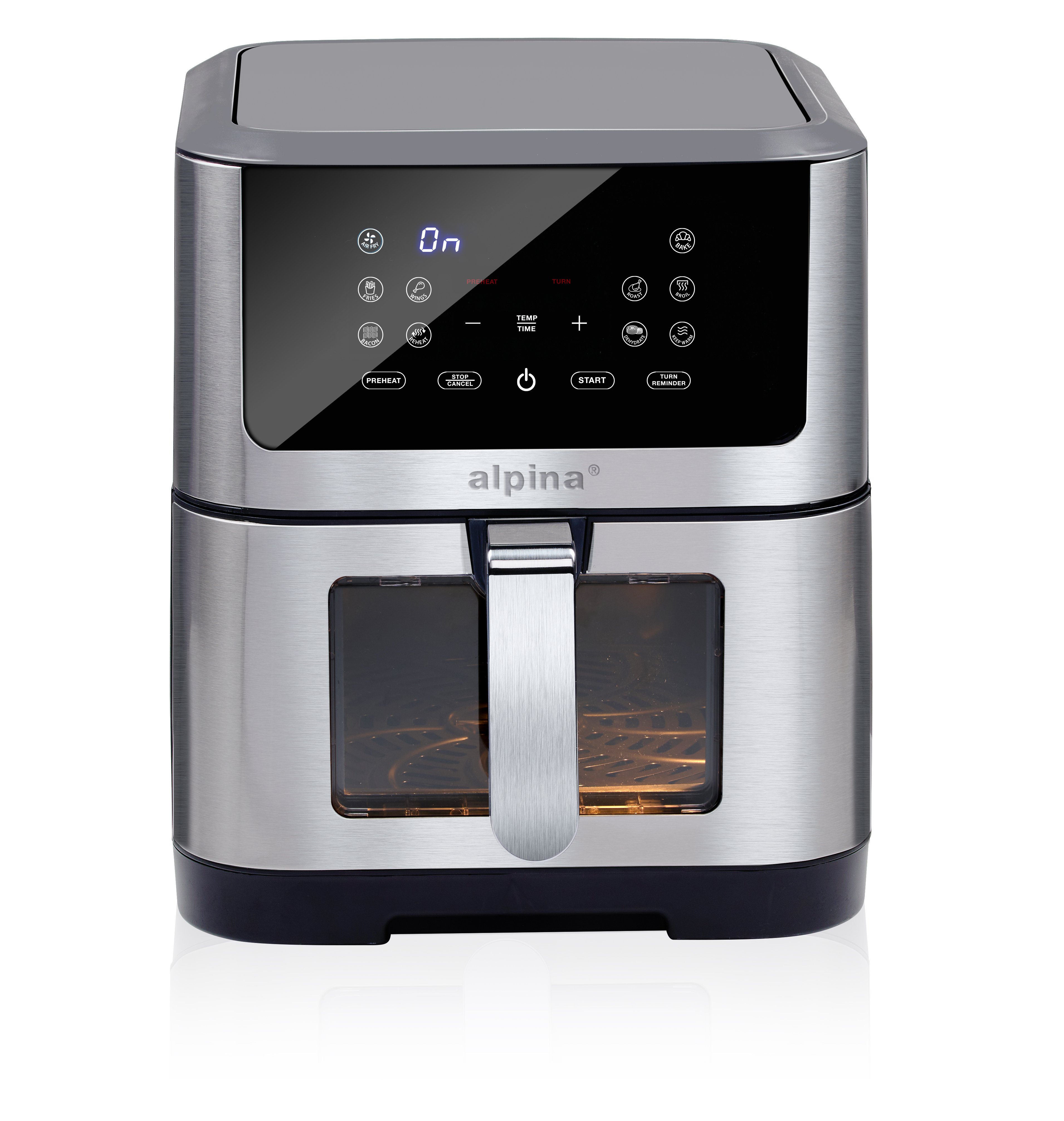 Pojemny kosz 8L ALPINA Airfryer